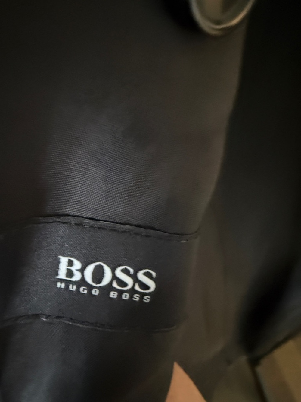 Hugo Boss Men's Pinstripe Two-Button Blazer - Charcoal - Picture 2 of 3